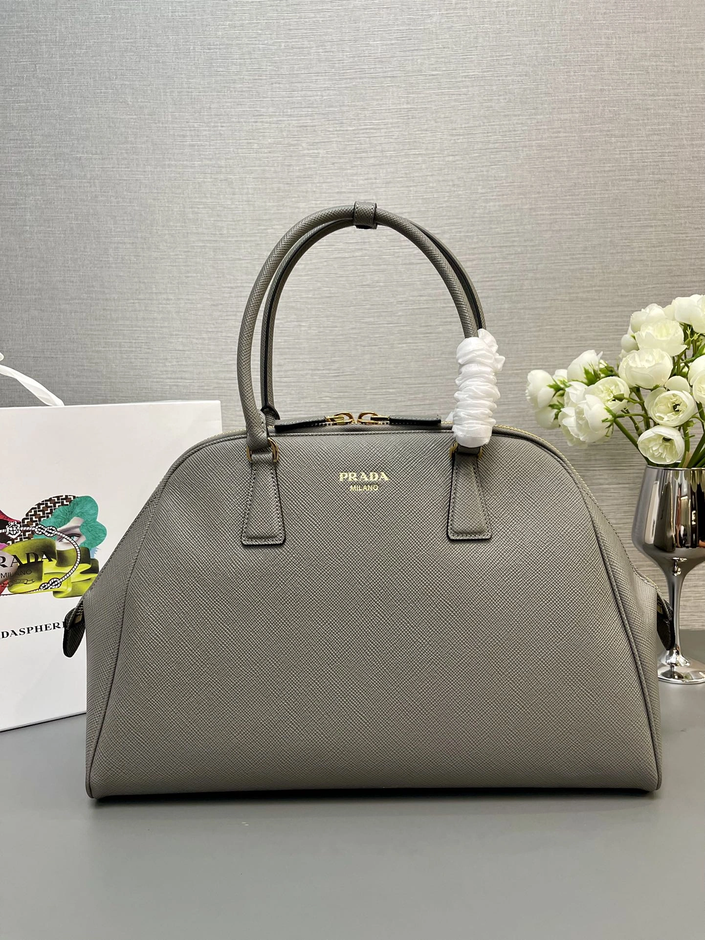 Pra*a top handle bags 4135d-0012